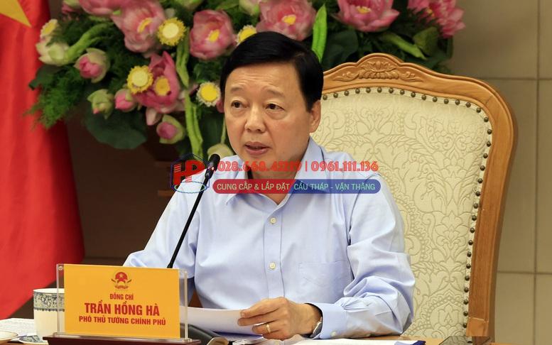 Phó Thủ tướng Trần Hồng Hà chủ trì cuộc họp với các Bộ, ngành, địa phương về công tác giải phóng mặt bằng phục vụ dự án đường sắt tốc độ cao Bắc-Nam. (Ảnh: VGP/Minh Khôi) Phó Thủ tướng Trần Hồng Hà chủ trì cuộc họp với các Bộ, ngành, địa phương về công tác giải phóng mặt bằng phục vụ dự án đường sắt tốc độ cao Bắc-Nam. (Ảnh: VGP/Minh Khôi)