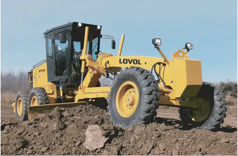 máy san gạt komatsu